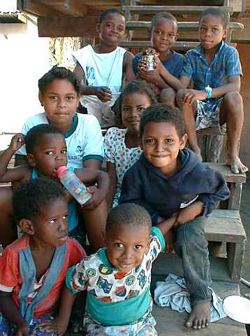 Kids on Steps